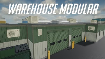 Modular Warehouse Asset for Unity Engine