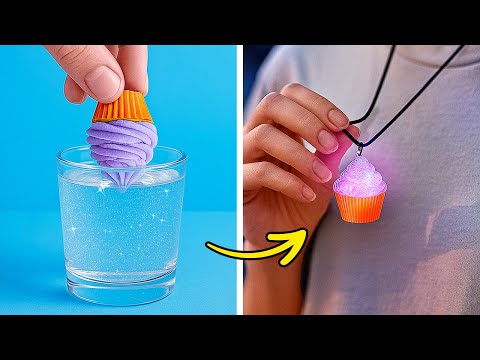 MAKE A GLOWING NECKLACE Epoxy Resin Jewelry & Craft Ideas!