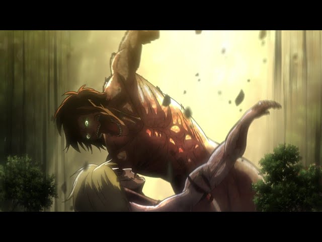 Eren VS Annie - 2ª Luta (Sem Enrolação) - Shingeki no Kyojin