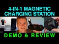 4-in-1 Magnetic Charging Dock for iPhone Apple Watch AirPods Samsung Motorola and More Review