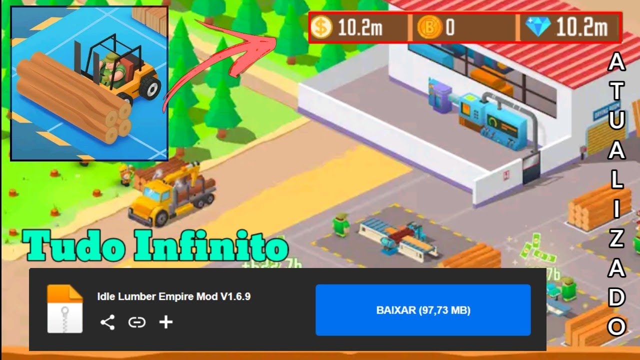 Lumber Inc Dinheiro Infinito ! Atualizado V1.6.9 - YouTube