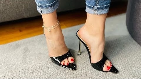 🔥 Top Trending Stiletto High Heels Mules for Women | New Fashion & Stylish Designs 2025 | Fashion