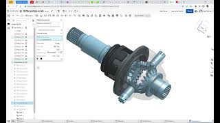 Differential Gearbox made with Onshape.