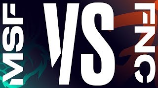 MSF vs. FNC - Week 1 Day 2 | LEC Summer Split| Misfits Gaming vs. Fnatic (2019)