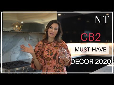 INTERIOR DESIGN | My Favorite CB2 Must Have decor items for Fall 2020 PART II | NINA TAKESH