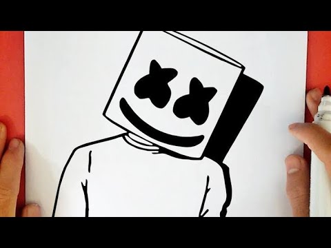 How To Draw Marshmallow Alan Walker Youtube