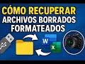 ✅RECUPERA TODOS tus archivos BORRADOS 📁🔥 Método 2025 (USB / PC / Disco Duro)