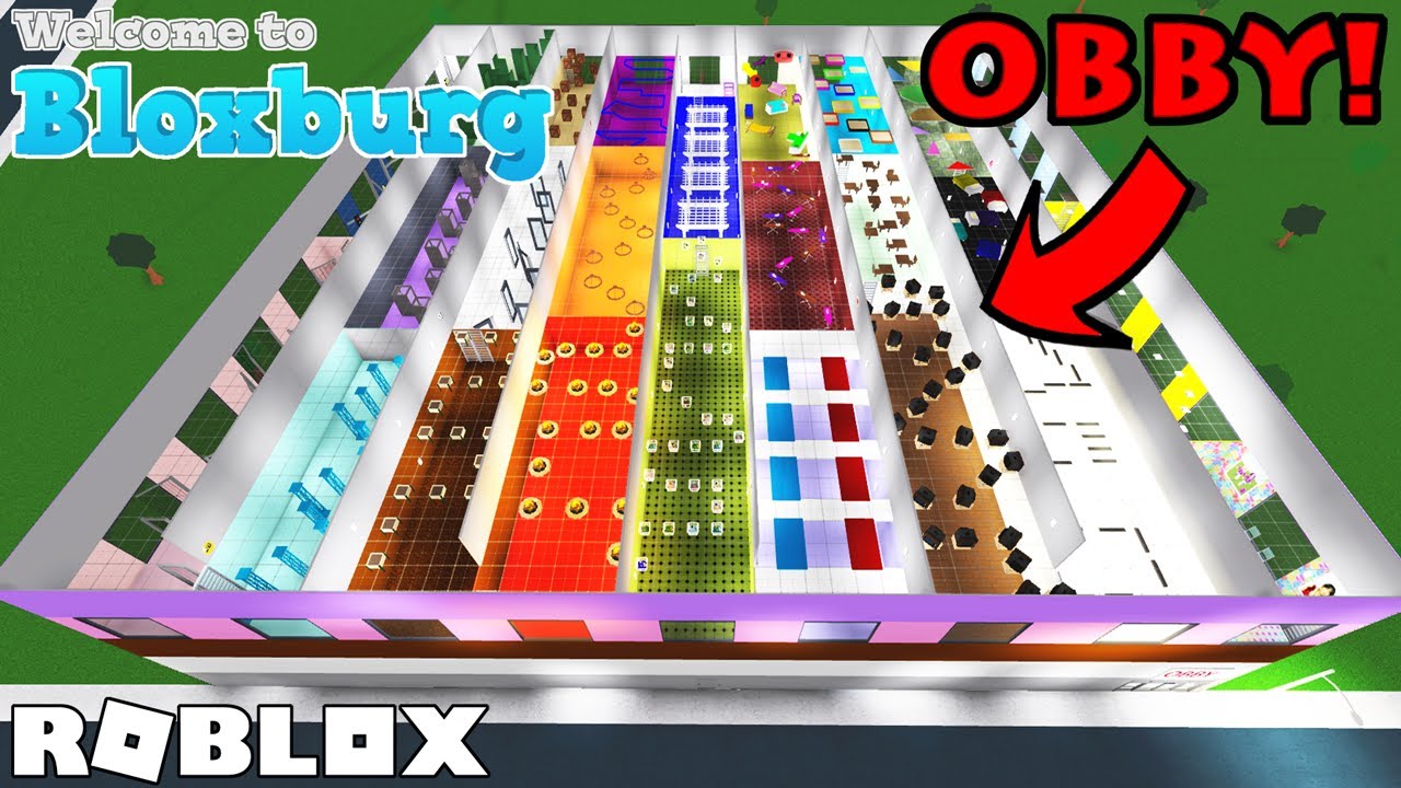 I Built A Huge Obby In Welcome To Bloxburg 6000 Robux Roblox Youtube - welcome robux