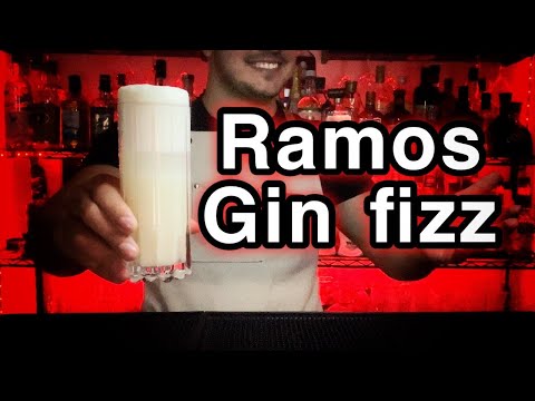 😱 El COCKTAIL mas dificil del mundo! / Ramos Gin Fizz 🍋