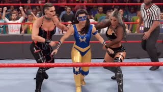 WWE 2K22 - Liv Morgan - Rhea Ripley Vs Nikki - Doudrop