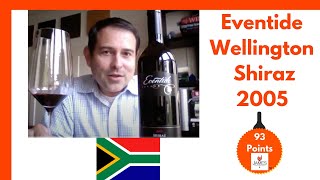 Eventide Wellington Shiraz - 2005 - 93 Points - James Melendez