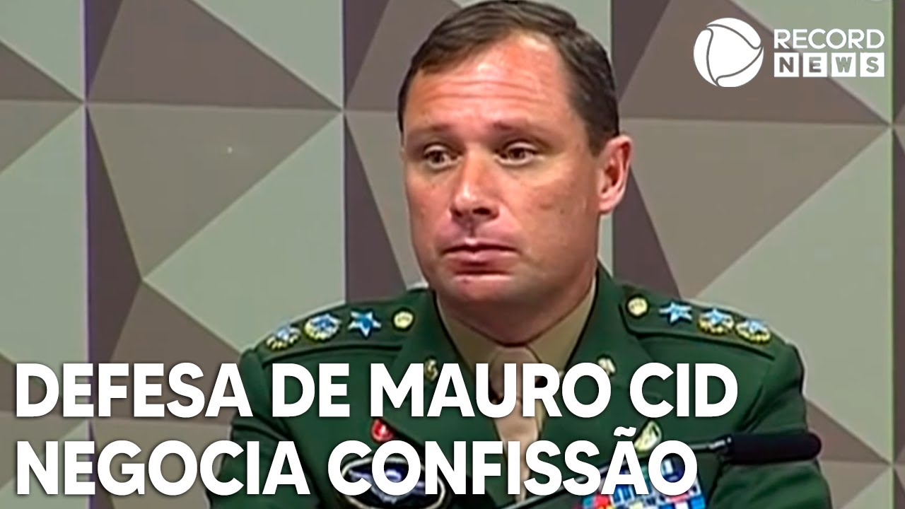 Defesa de Mauro Cid negocia confissão parcial de militar