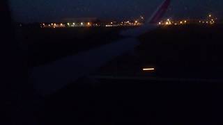 Poznań - Malmö 16th november 2018. Landing at night. (Lądowanie nocą)