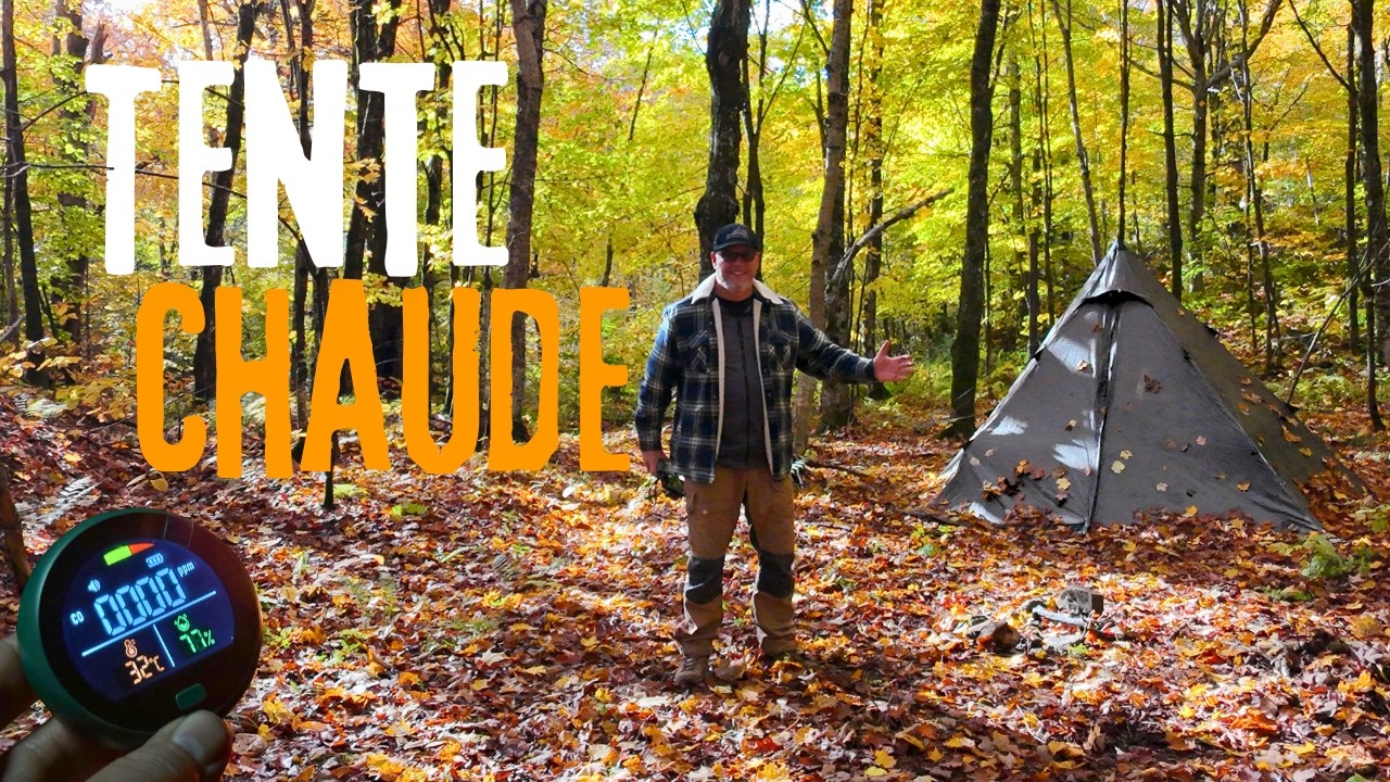 Camping d'automne en tente chaude #HOTTENT