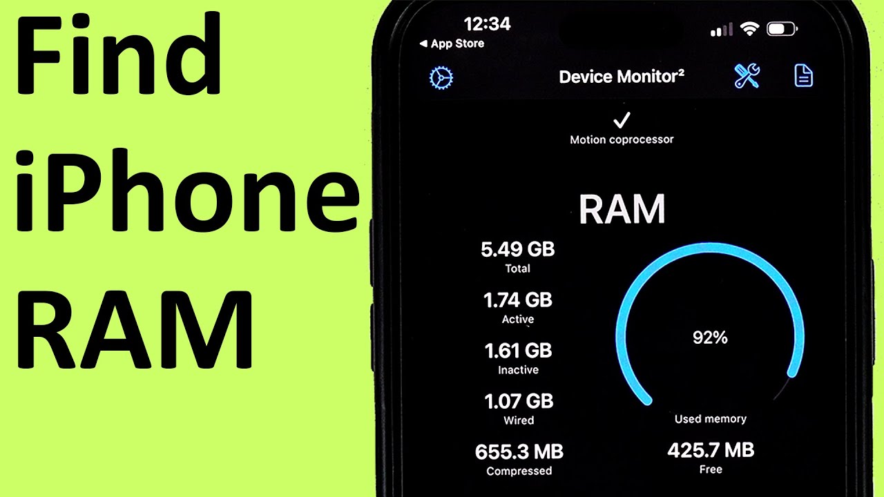 how-to-check-ram-in-iphone-youtube