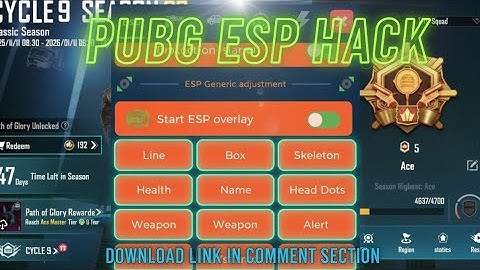 GAME OVER FOR ENEMIES! PUBG MOBILE 4.1 HACK - INBUILT ESP MOD! (GL/KR)