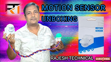 UNBOXING MOTION SENSOR AND REVIEW 😱|RAJESH TECHNICAL🔥|👍#motionsensor #technology #video#techno #RT