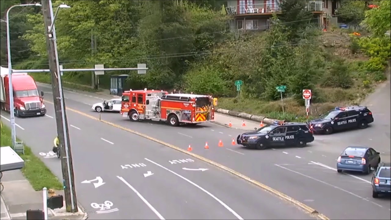 [Traffic Cam] Seattle Police responding #3