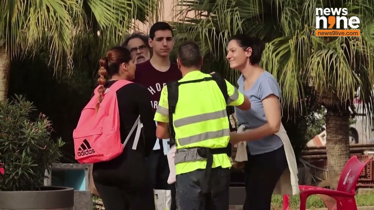 Spanish Firefighters Battle Flooding : Rescue Operations Underway | Valencia | News9