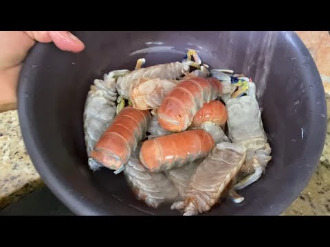 Como limpar e fazer lagostim ou lacraia do mar - YouTube