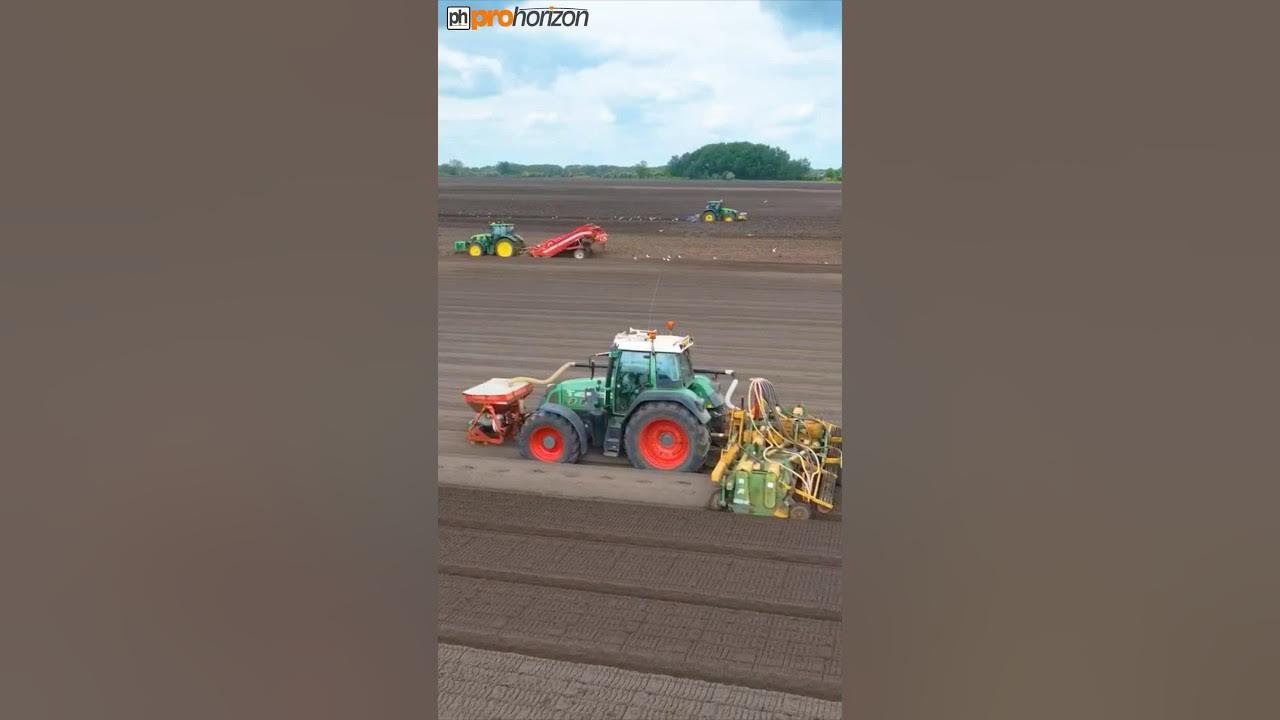 A tractor working on the field full cover magnetic fridge skin