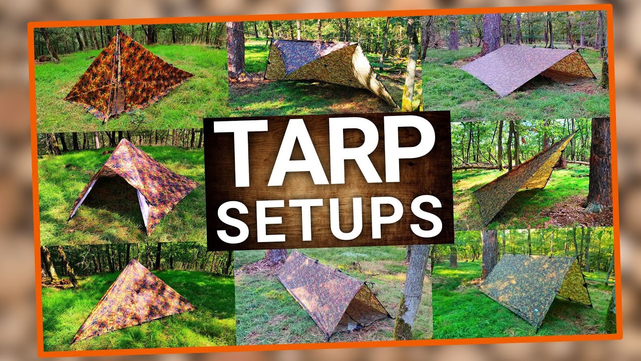 #02 TARP SHELTER SETUP AUFBAU - Survival Bushcraft Basics - Tipps für Anfänger - Outdoor Ausrüstung