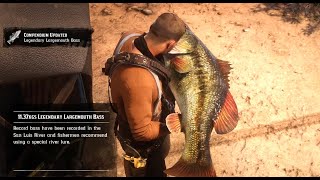 RDR2- How Arthur Get the Legendary Largemouth Bass Early-Animation2-Example1