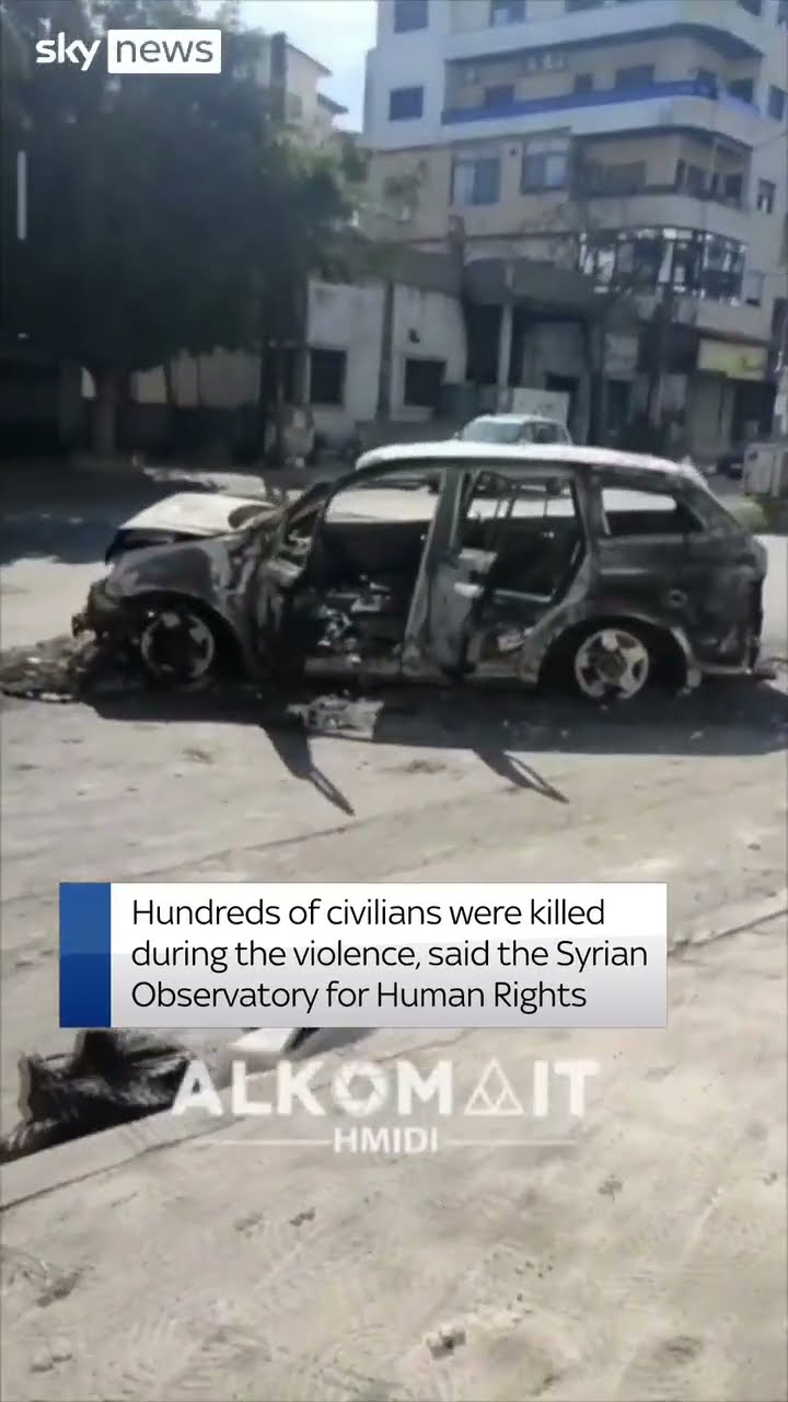 Aftermath of violence in Syria