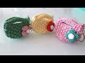 TIĞ İŞİ MİNİ HASIR DESEN ÇANTA YAPIMI (Making crochet little bag)