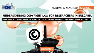 Understanding copyright law for researchers in Bulgaria