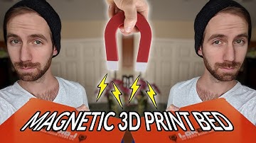Best 3D Printer upgrade DIY Creality CR10 Magnetic Print Bed - Works on most 3D Printers!