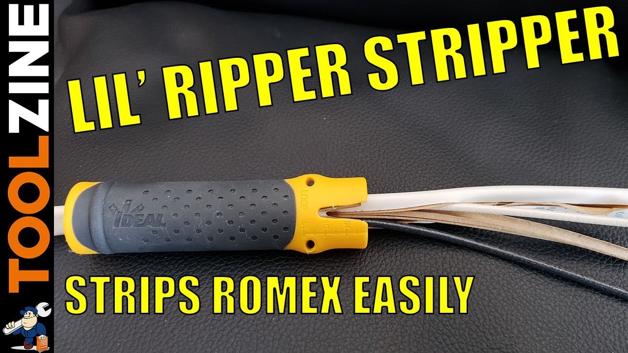 NM Cable Ripper & Stripper - Ideal Lil' Ripper Romex Cable Stripper - 45-025