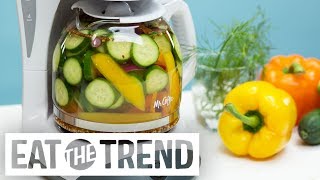 Coffee Maker Pickles | Eat the Trend