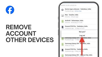 How to Remove my Facebook Account from other Devices