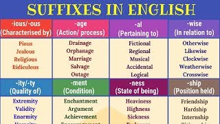 30+ Super Useful Suffixes to Increase Your English Vocabulary screenshot 5