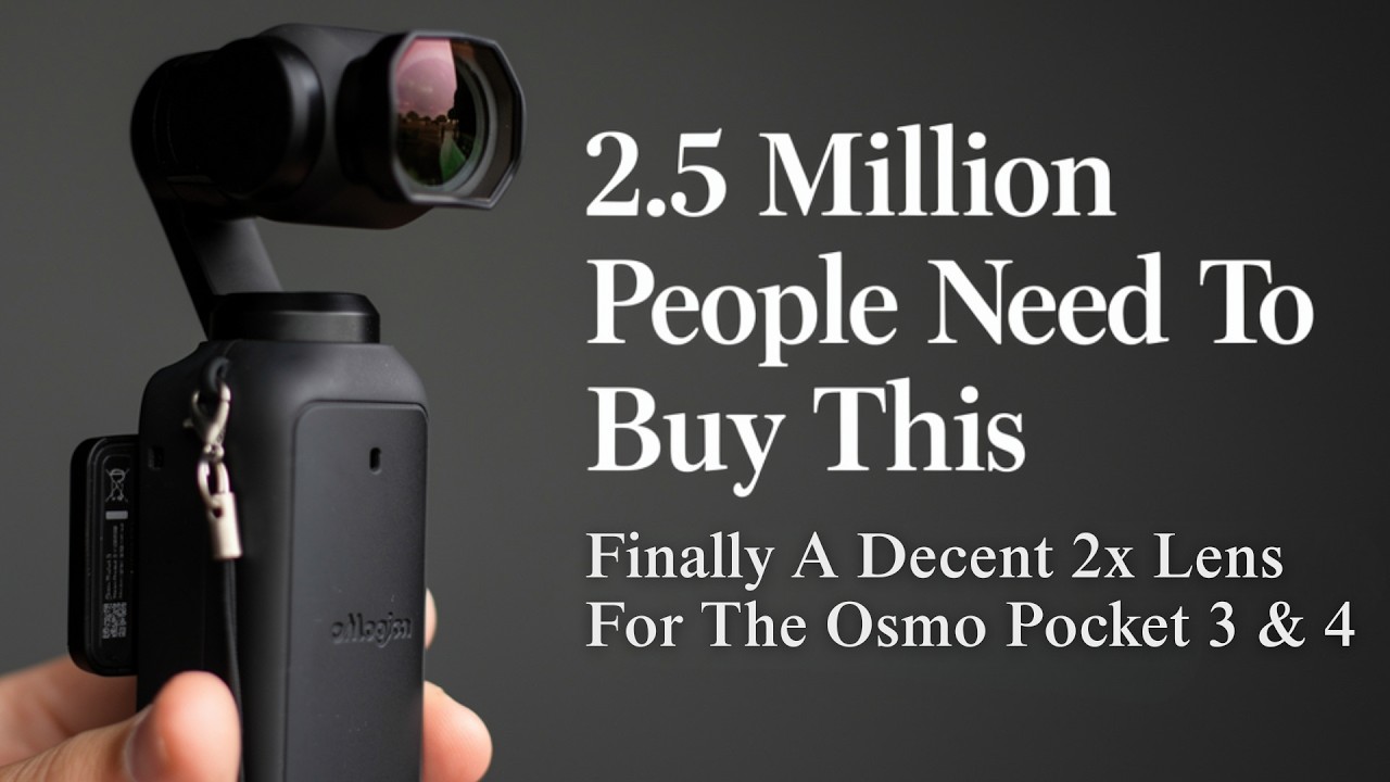 Neewer 2x Telephoto Lens for Osmo Pocket 3 & 4 (LS-84) Detailed