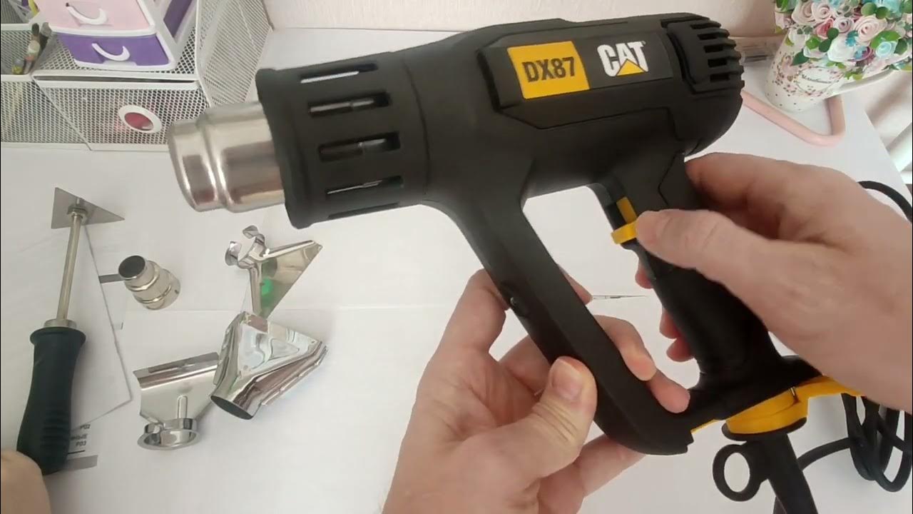 Технический фен CAT DX87 - YouTube