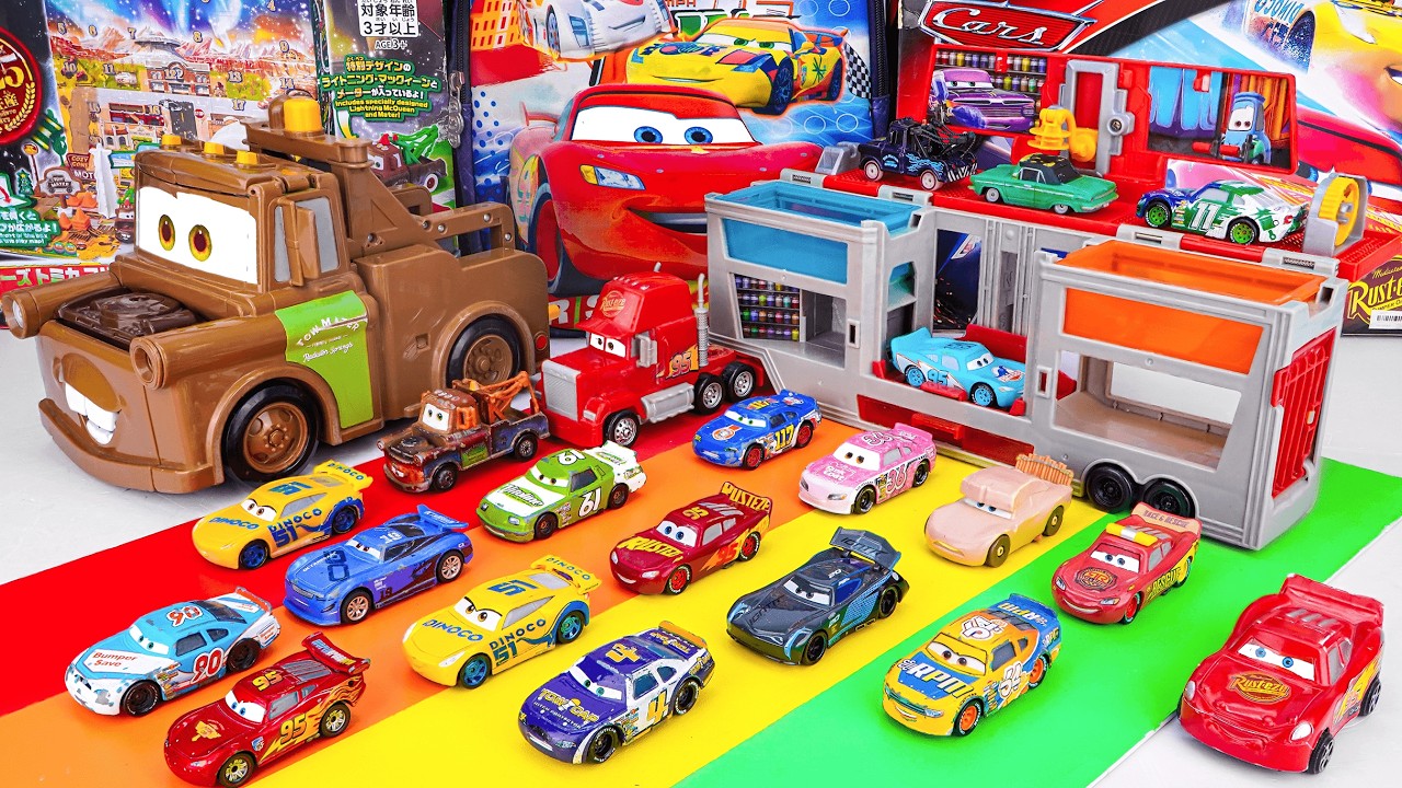 Disney Pixar Cars Unboxing Review | Disney Pixar Cars Color Changers Race Ready Car Wash Playset