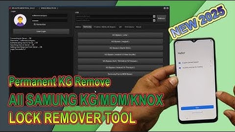 All Samsung KG/MDM/Knox Lock Remove Free Tool | Permanent KG Remove  |  IT Admin Remove Free Tool