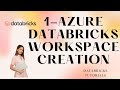 1-Azure databricks workspace creation | Azure databricks workspace