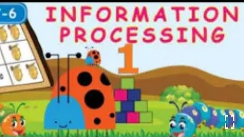 2021-22/ TERM 1 /  CLASS 4/ MATHEMATICS/ "Information Processing"