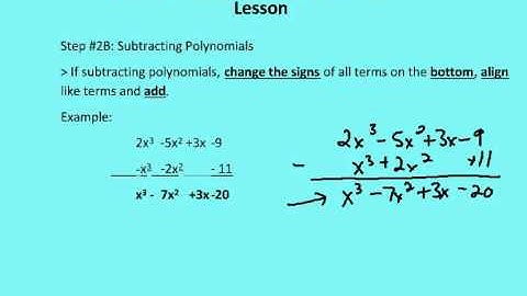 5.3 Adding and Subtracting Polynomials (Lesson).avi
