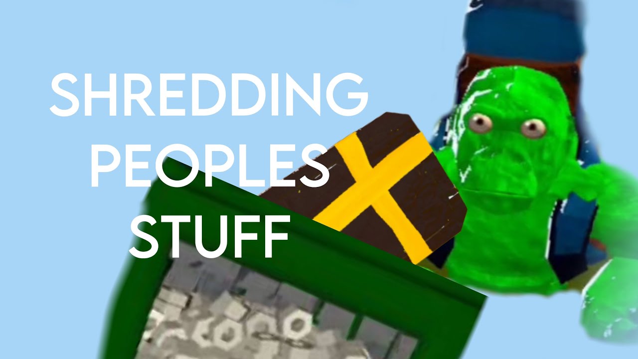 SHREDDING PEOPLES STUFF TO MAKE THEM MAD ( ANIMAL COMPANY VR )