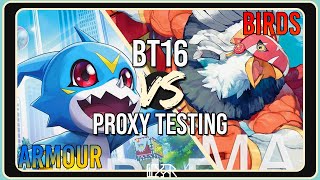 Magnamon X vs Phoenixmon [Digimon TCG BT16 Proxy Testing] Match Commentary