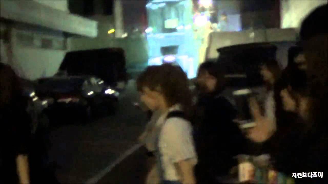 150508 레드벨벳 뮤직뱅크 퇴근길 직캠