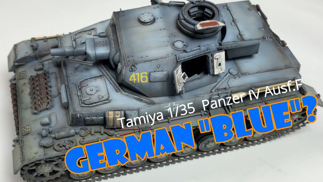 Tamiya panzer Ⅳ ausf F scale model painting (1/35) /タミヤ　Ⅳ号戦車　