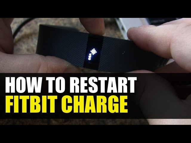 fitbit charge hr restart