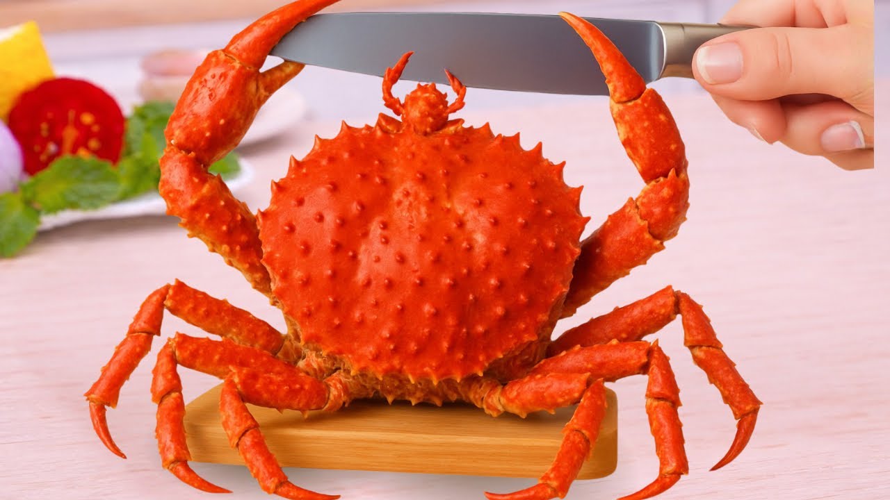 Catch And Cook BEST EVER Spicy Miniature Chilli Crab - Singapore Style Recipe 🦀 Mini Yummy Recipes