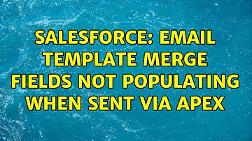 Salesforce: Email template merge fields not populating when sent via Apex