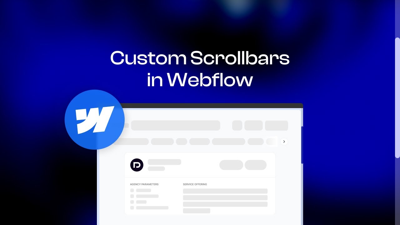 Custom Scrollbars in Webflow - YouTube